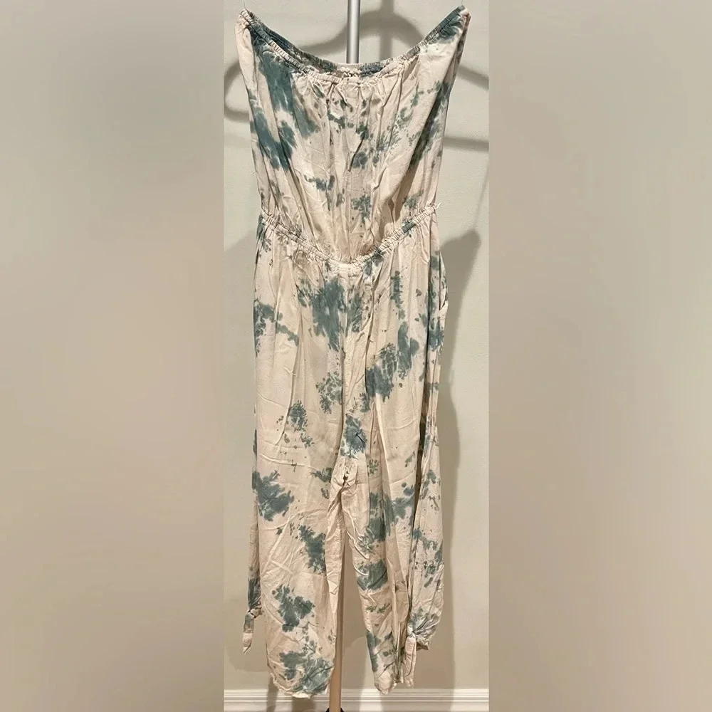 Aakaa woman’s strapless, tie-dye jumpsuit Size S - Picture 4 of 9